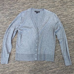 Gray cardigan